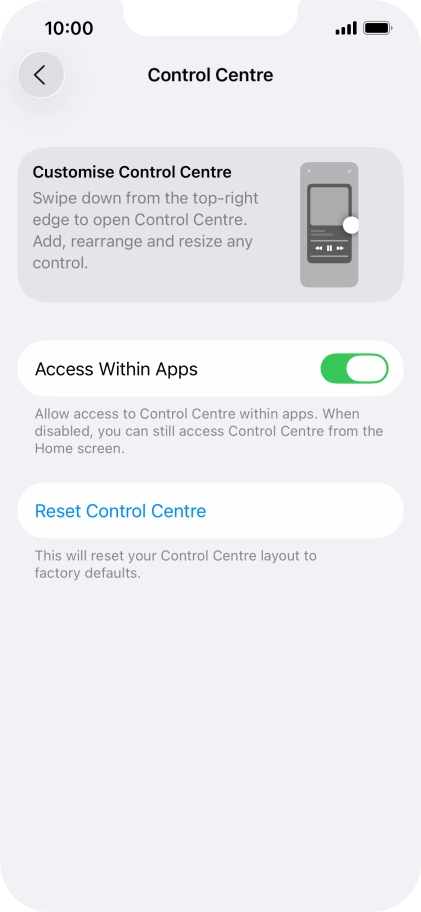 Press the indicator next to Press the indicator next to