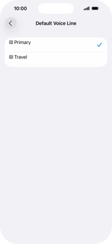 Press the required price plan. Press the required price plan.