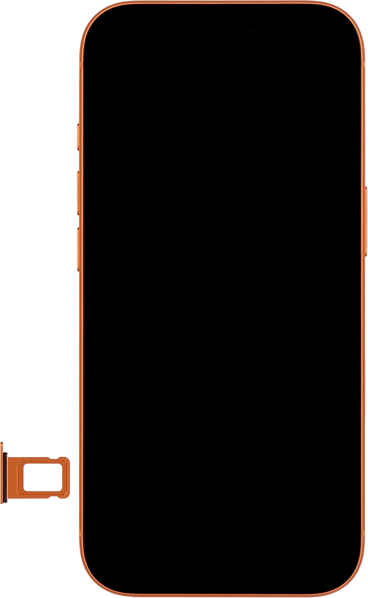 Turn your SIM so the angled corner of the SIM matches the angled corner of the SIM holder.