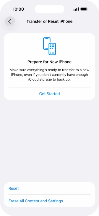Press Get Started. Press Get Started.