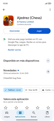 Pulsa Desinstalar.