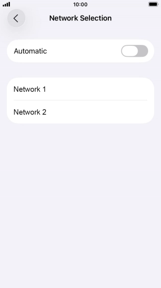If you turn off the function, press the required network. If you turn off the function, press the required network.