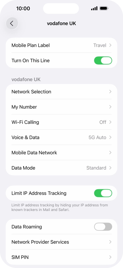 Press the indicator next to Press the indicator next to