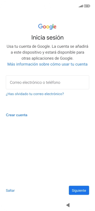 Pulsa Siguiente.