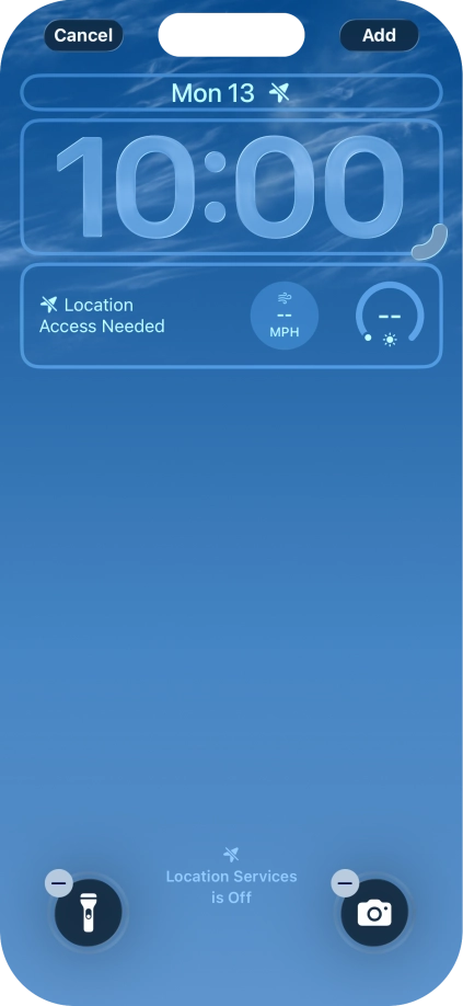 To customise the way the lock screen date is displayed, press the date widget and follow the instructions on the screen to select the required widget display mode. To customise the way the lock screen date is displayed, press the date widget and follow the instructions on the screen to select the required widget display mode.