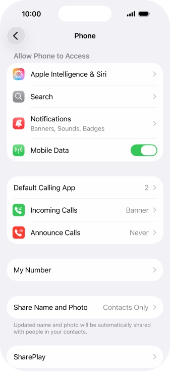 Press Announce Calls.