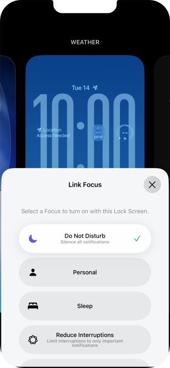 Press the close icon.