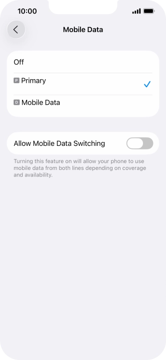 Press the required price plan. Press the required price plan.