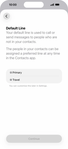 Press the required price plan.