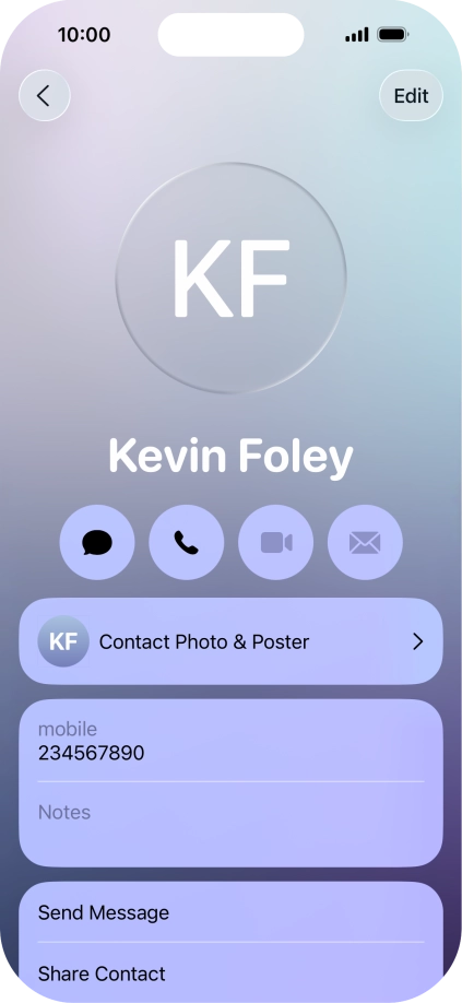 Press Edit. Press Edit.