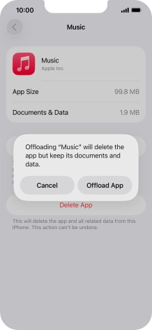 Press Offload App.