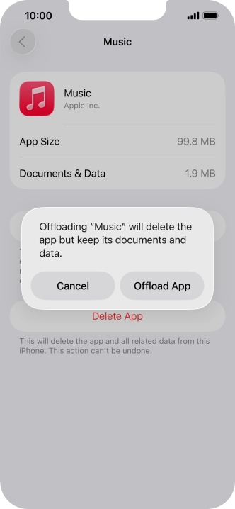Press Offload App.