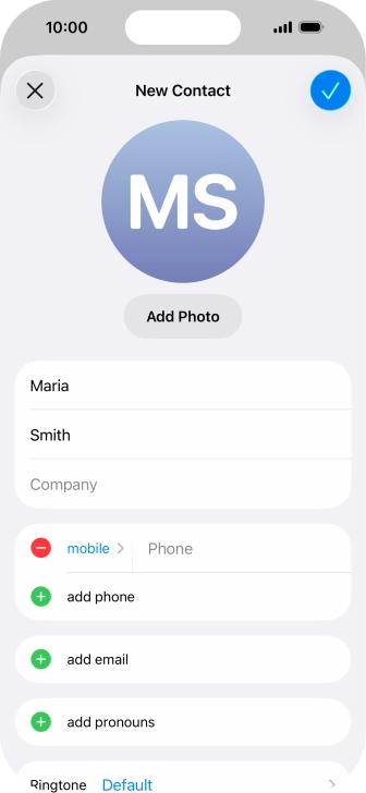 Press Phone and key in the required phone number.