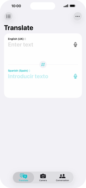 Press the first drop down list.