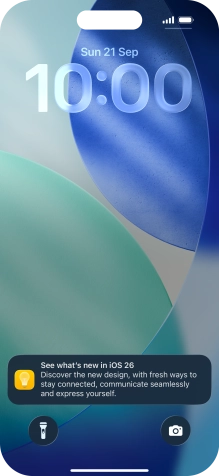 Press the required notification and follow the instructions on the screen to use the selected function.