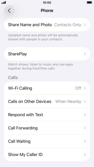 Press Show My Caller ID.
