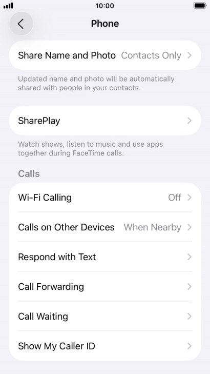 Press Show My Caller ID.