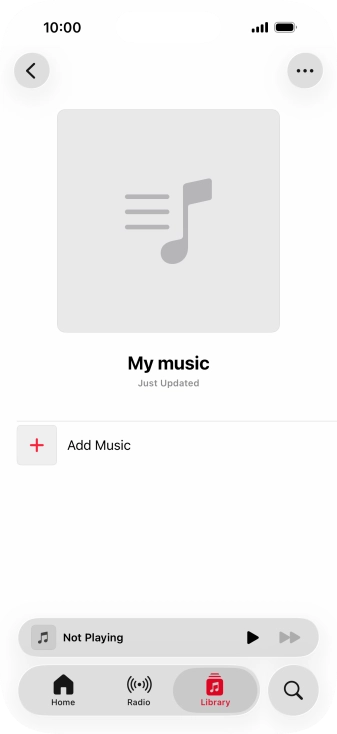 Press Add Music.