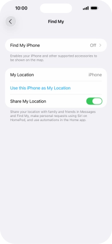 Press Find My iPhone.