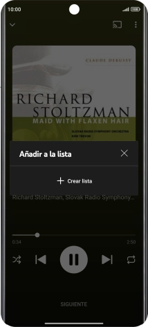 Pulsa Crear lista. Pulsa Crear lista.