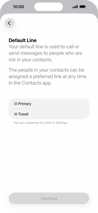 Press the required price plan.