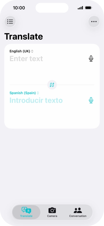 Press the first drop down list.
