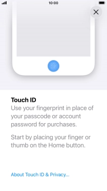 Follow the instructions on the screen to add your fingerprint. Follow the instructions on the screen to add your fingerprint.