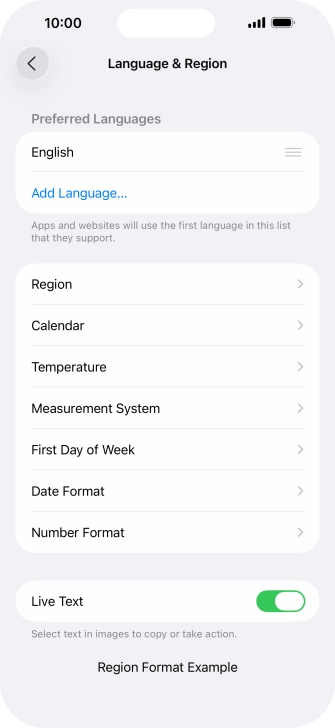 Press Add Language.... Press Add Language....