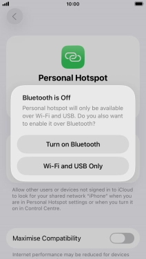 If Wi-Fi is turned on, press Wi-Fi and USB Only. If Wi-Fi is turned on, press Wi-Fi and USB Only.