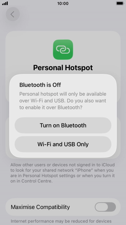 If Wi-Fi is turned on, press Wi-Fi and USB Only. If Wi-Fi is turned on, press Wi-Fi and USB Only.