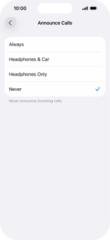 Press Always to turn on the function when silent mode is turned off.