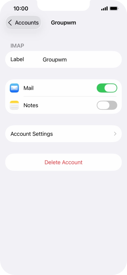 Press Account Settings. Press Account Settings.