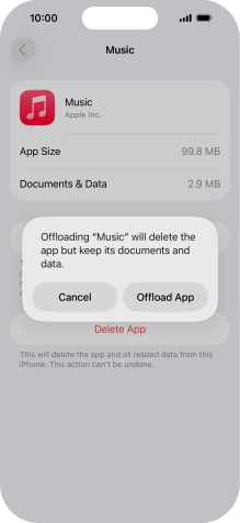 Press Offload App.