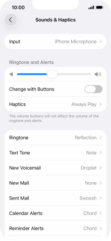 Press Ringtone.