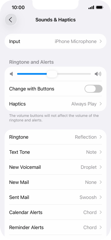 Press Ringtone.
