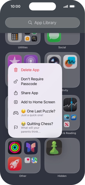 Press Don't Require Passcode.