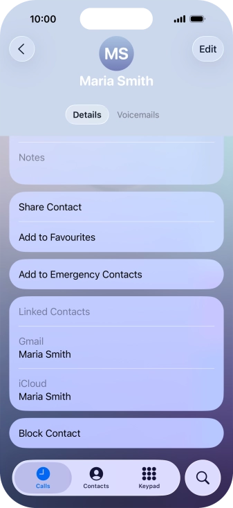 Press Block Contact.