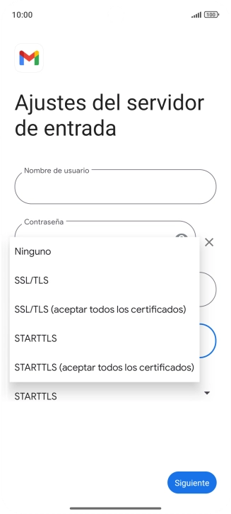 Pulsa SSL/TLS.