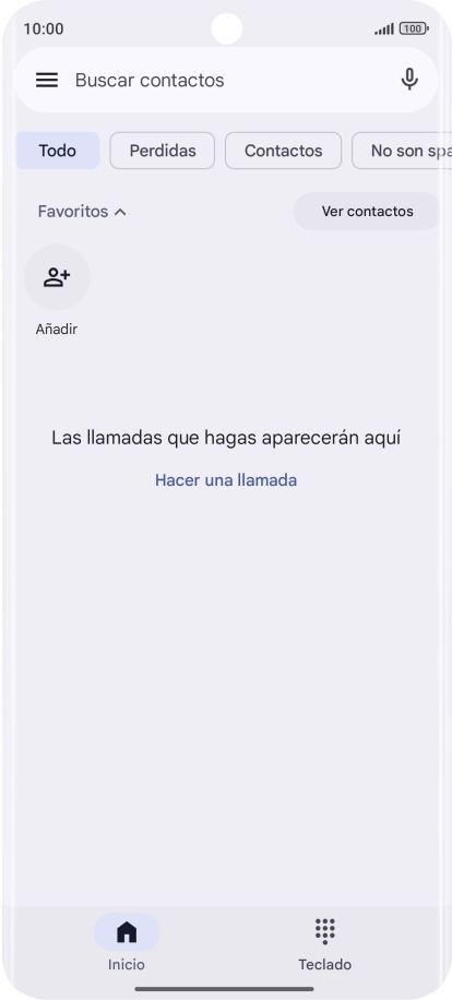 Pulsa el icono de menú. Pulsa el icono de menú.
