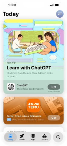 Press the search icon.