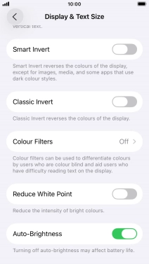 Press the indicator next to Press the indicator next to