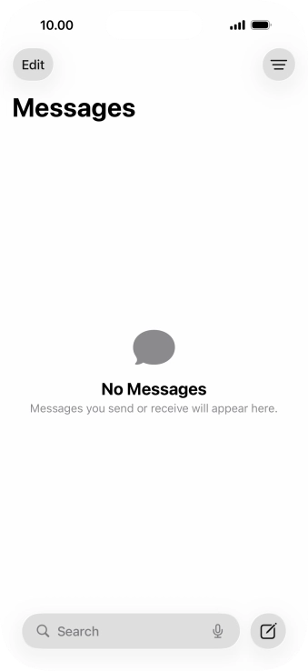 Press the new message icon.