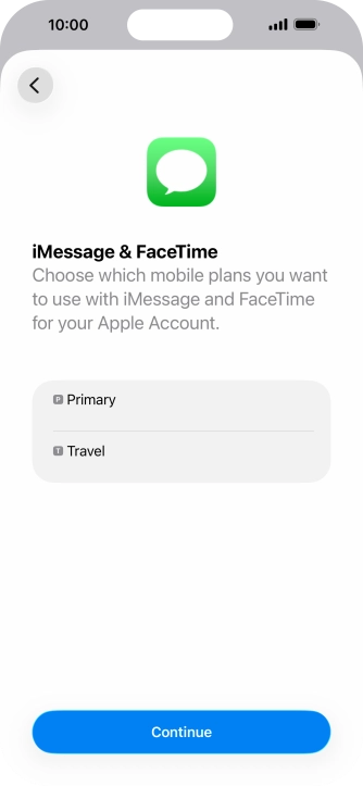 Press the required price plan.