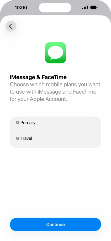 Press the required price plan. Press the required price plan.