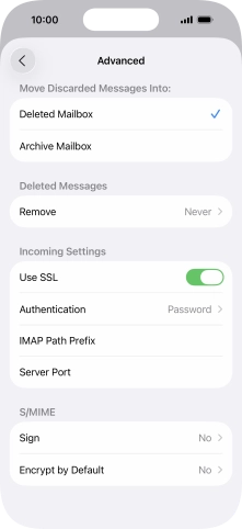 Press Authentication.