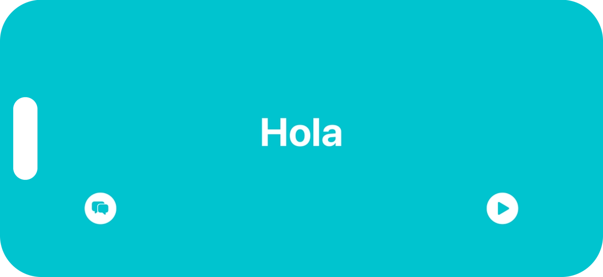 Press the split view icon to go back to display of both languages.