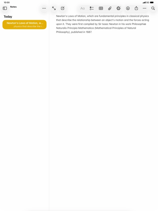 Press the Apple Intelligence icon.