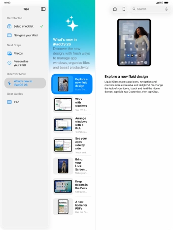 Slide your finger upwards starting from the bottom of the screen to return to the home screen.