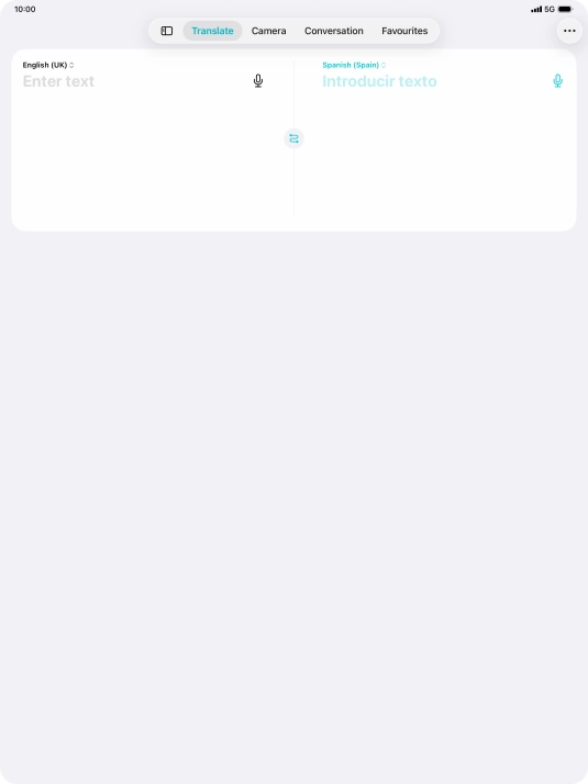 Press the first drop down list.