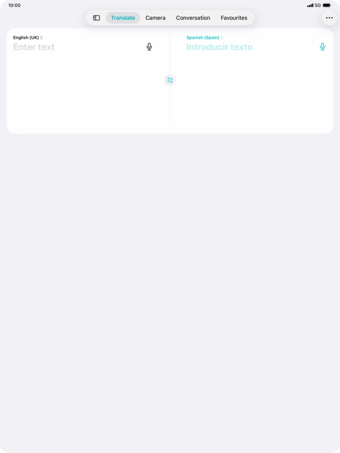 Press the first drop down list.